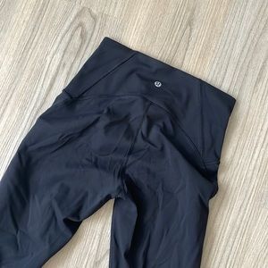 Lululemon size 6 black leggings sheer size